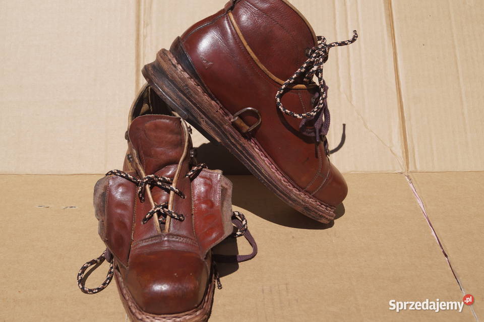 Stare skórzane buty narciarskie 38 podkarpackie Pruchnik