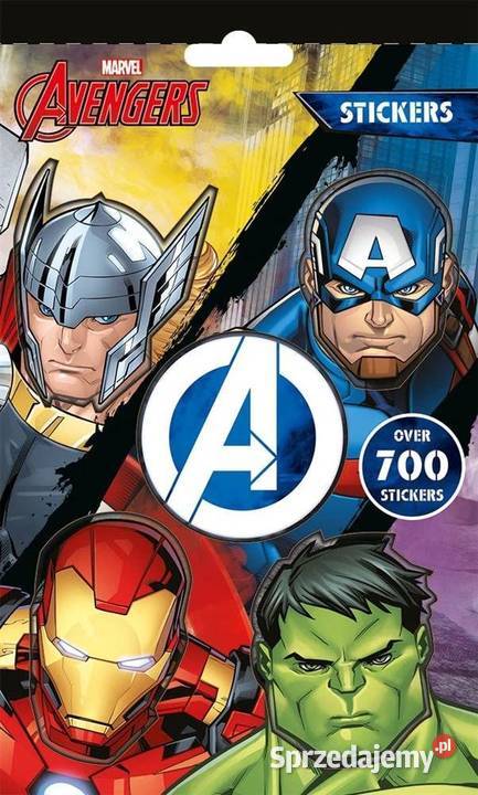 AVENGERS MEGA Zestaw Naklejki Nalepki 700 Thor Mogilany