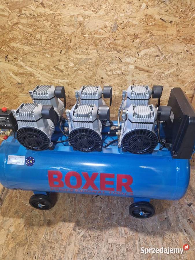 Kompresor bezolejowy 6 tłokowy mocny cichy 160L Głogowa