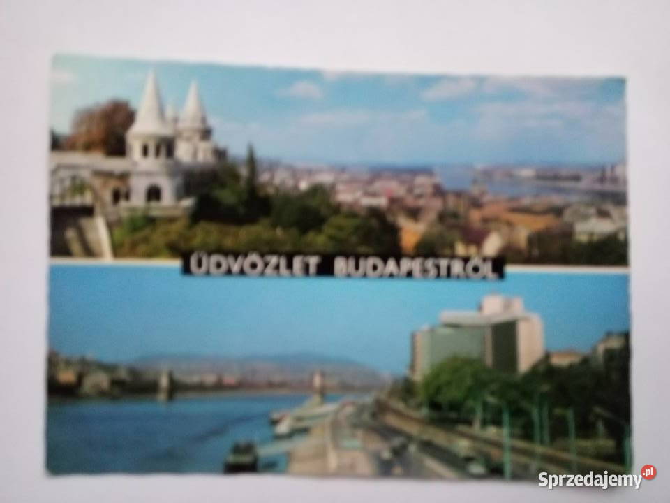 Pocztówka z Budapesztu z 1979r Znaczek Dąbrowa Górnicza