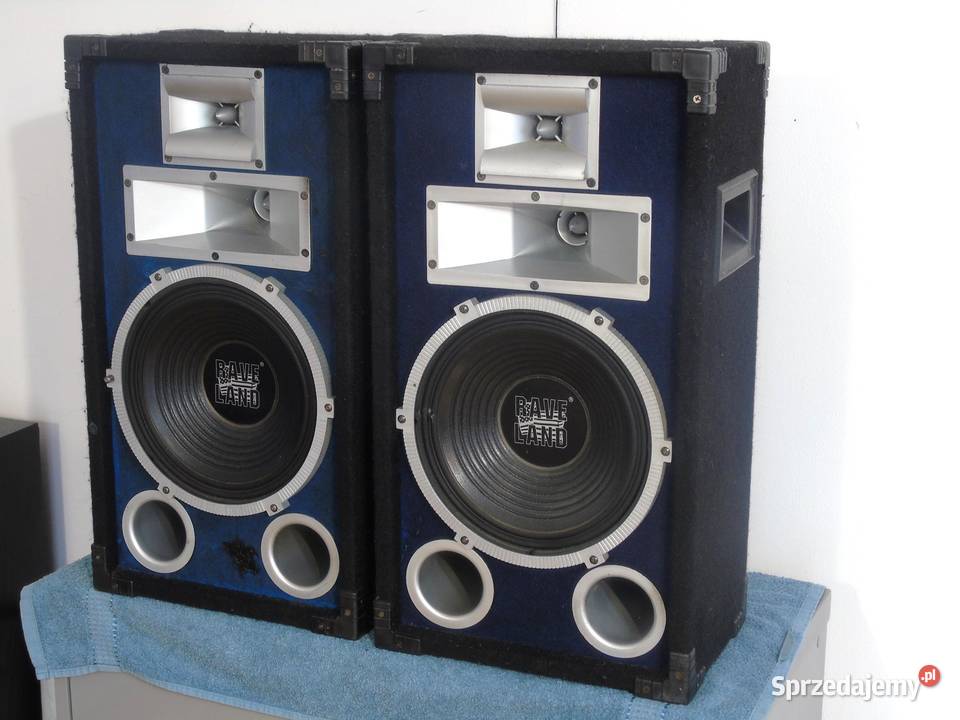 Kolumny estradowe Raveland 300 wat sprawne