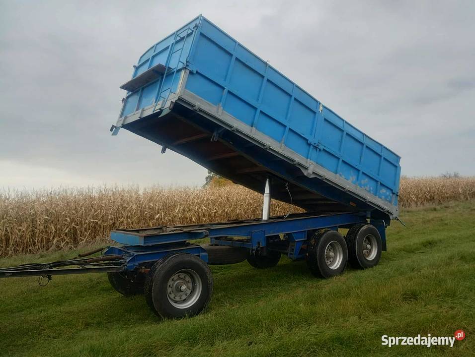 Przyczepa HL 3stronny wywrot 3 osie do zboża nieuszkodzony Koniecpol