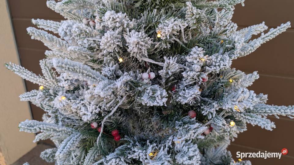 Choinka sztuczna Dewur 180 ozdoby oświetlenie małopolskie Jadowniki