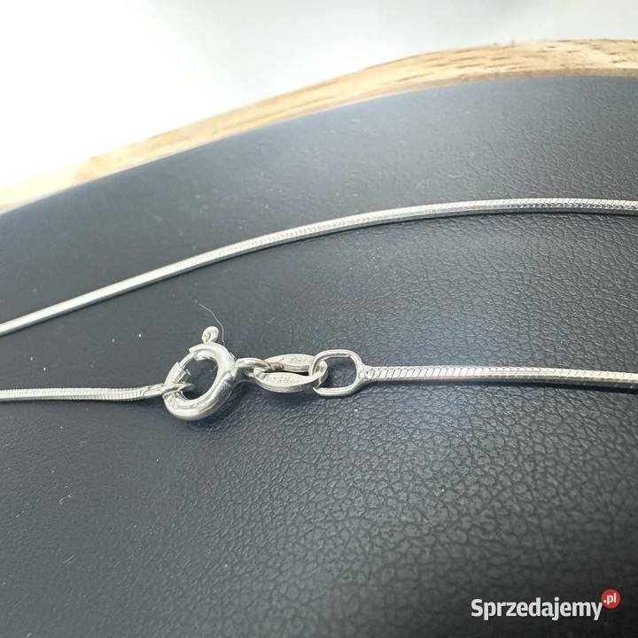 Nowy Rodowany Srebrny Łańcuszek pr 925 372g Dł Łańcuszki warmińsko-mazurskie