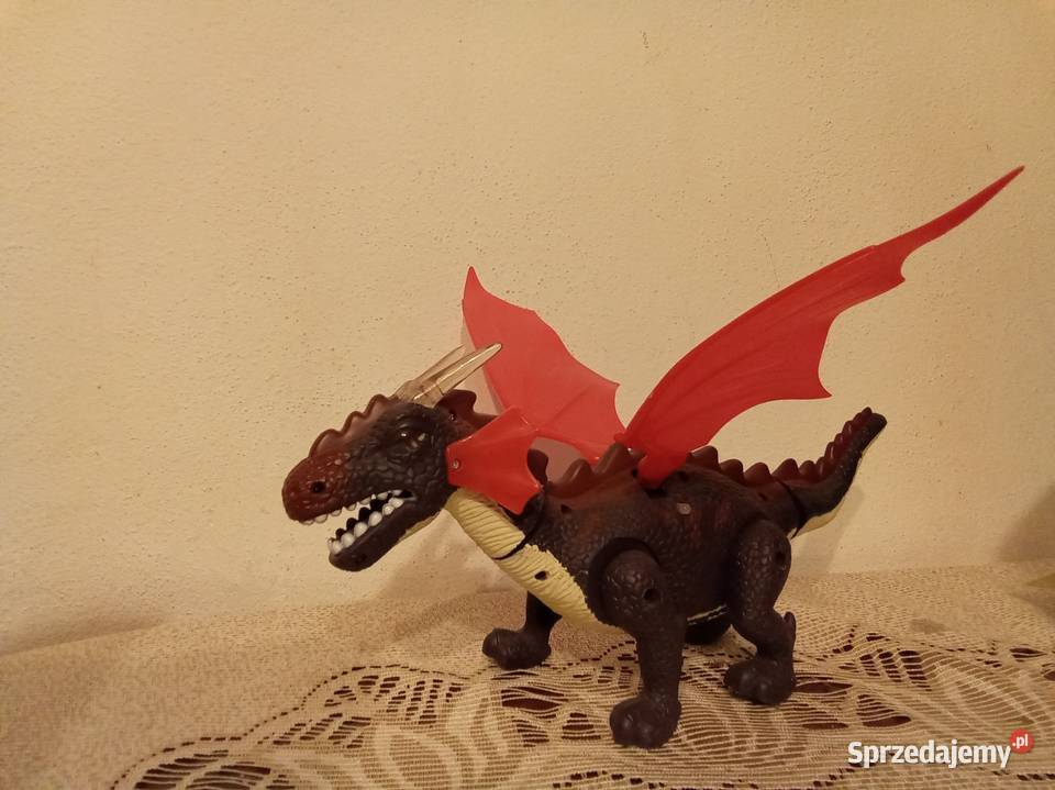 Smok ruchomy świecący i wydający dźwięk sprzedam