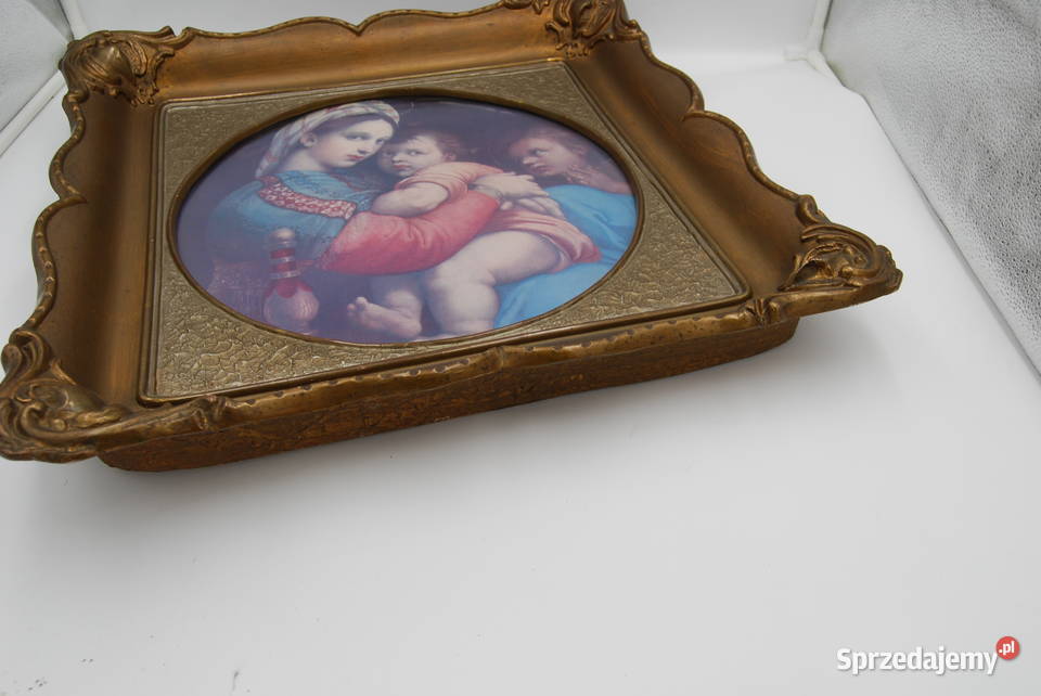 Obraz Madonna della seggiola w ramie Poznań sprzedam