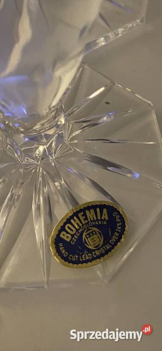Kryształ świeczniki Bohemia 3 sztuki Rabka-Zdrój