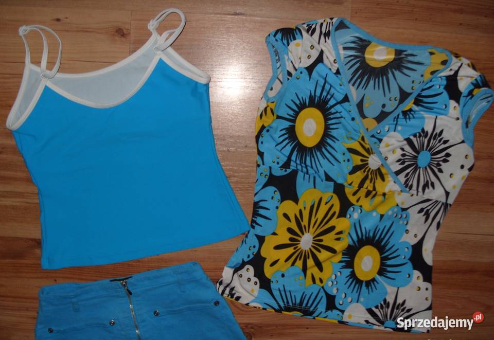 ZESTAW spódniczka DKNY 2 bluzeczki 152158 Rawicz