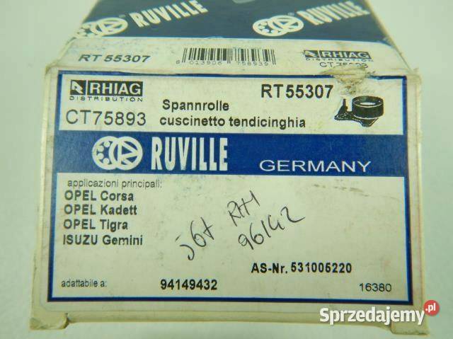 RUVILLE RT55307 ROLKA NAPINACZA PASKA OPEL ISUZU sprzedam