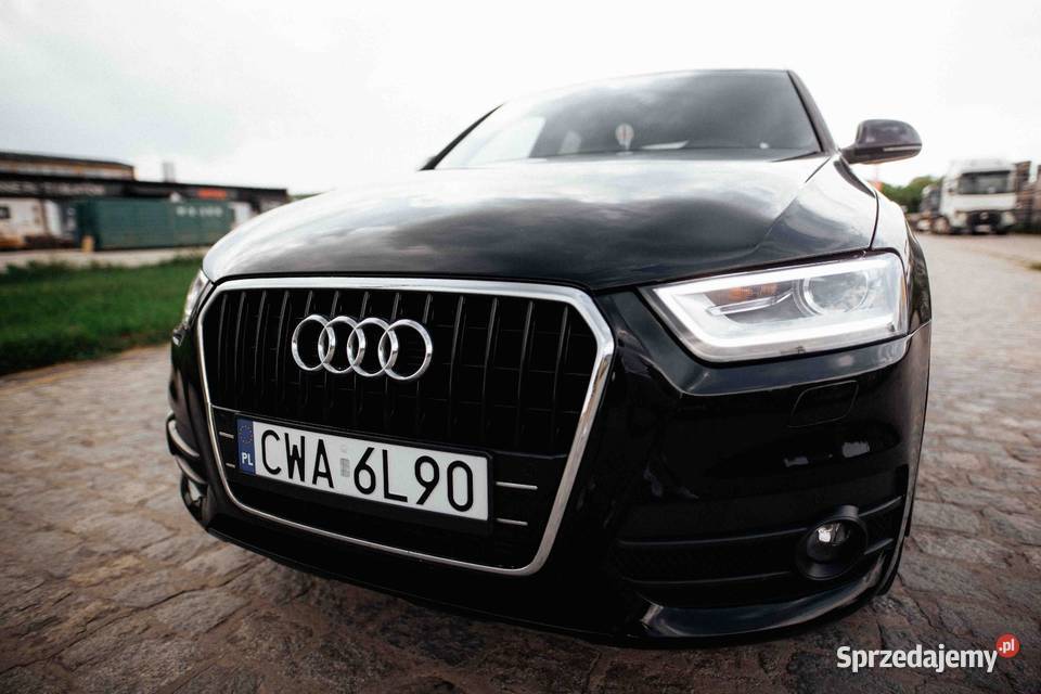 Audi Q3 20 220 automat tiptronic benzyna czarna Wrocław