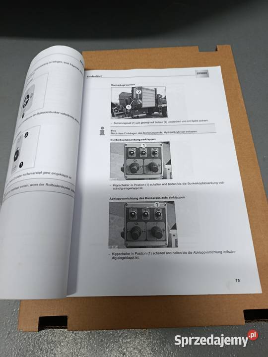 Katalog części instrukcja obsługi kombajn Gniezno