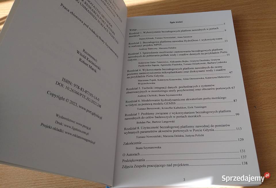 Innowacyjne metody badań akwenów portowych geografia, geologia, turystyka Gdańsk