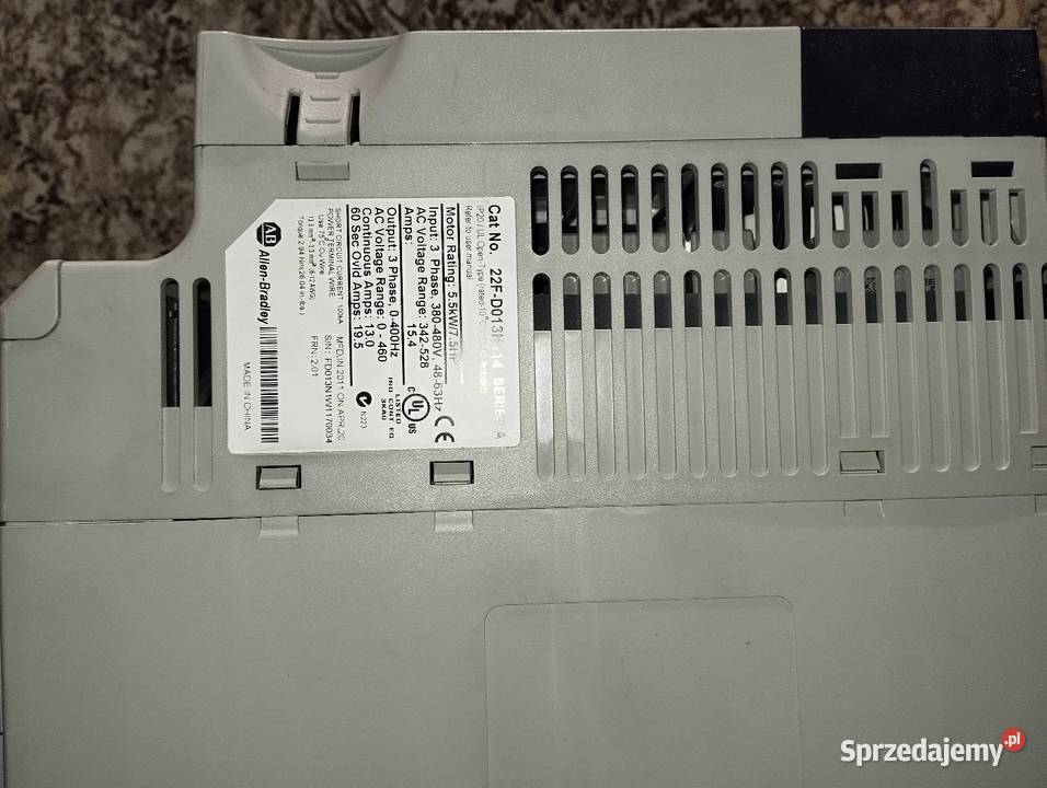 Falownik Allen Bradley PowerFlex 22FD013N114 śląskie Katowice