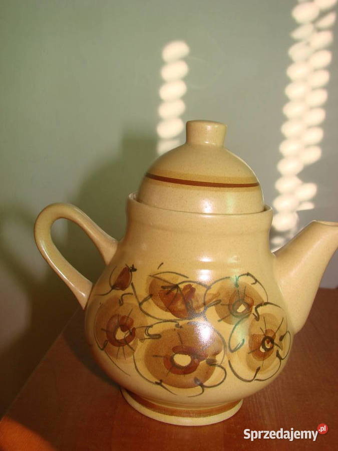 Bolesławiec czajniczek do zaparzania PRL Pruszcz Gdański