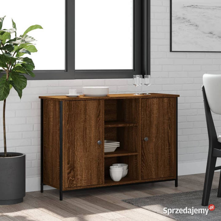 Szafka brązowy dąb 100x35x70 materiał Warszawa