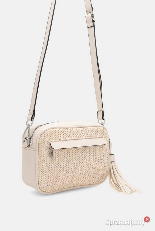 VERA YORK TORBA Torebka crossbody Kremowy Listonoszka  Kalisz