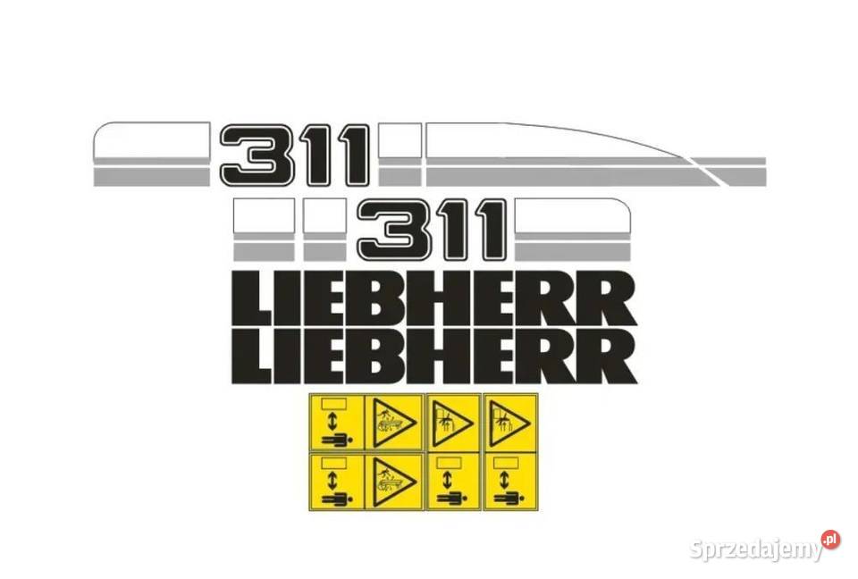 Naklejki oklejenie LIEBHERR 311 Zamiennik Janików