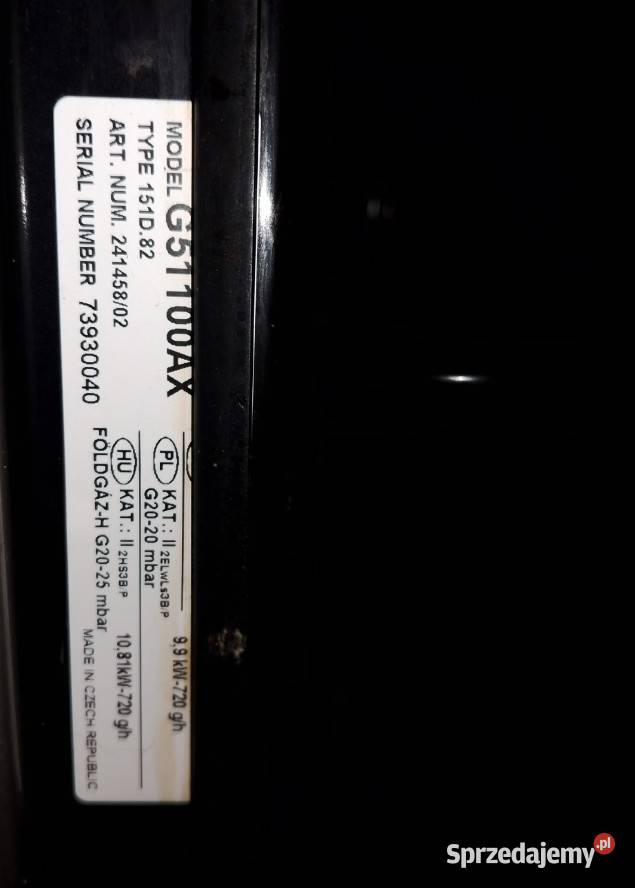 Kuchenka gazowa gorenje wolnostojące Koszalin