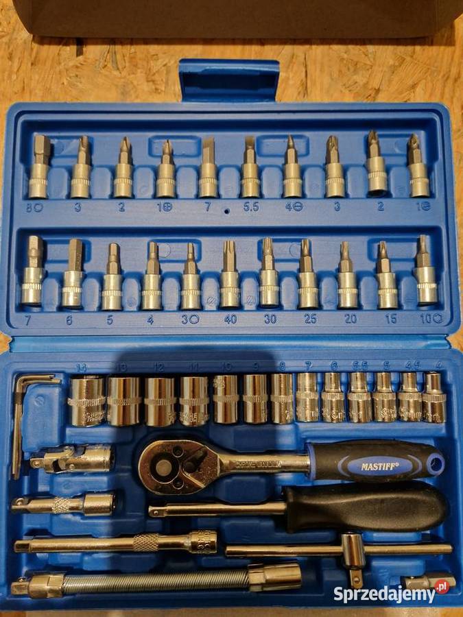 ZESTAW KLUCZY NASADOWYCH KLUCZE NASADOWE BITY Głogowa