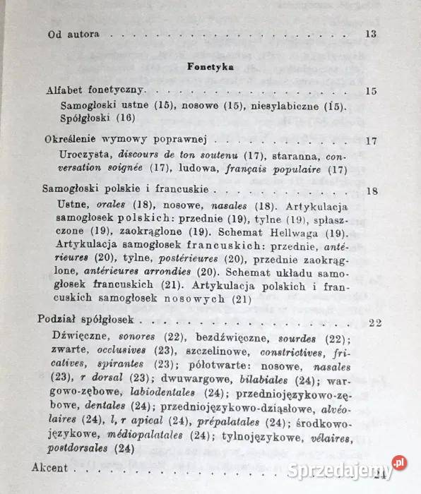 Zarys gramatyki francuskiej Henryk Łebek lubelskie Chełm