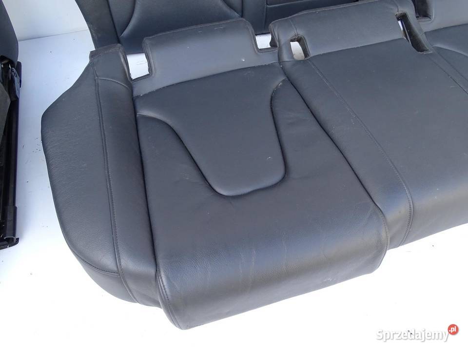 FOTELE FOTEL KANAPA KOMPLET SKÓRA CZARNE AUDI A4 Fotele i kanapy sprzedam