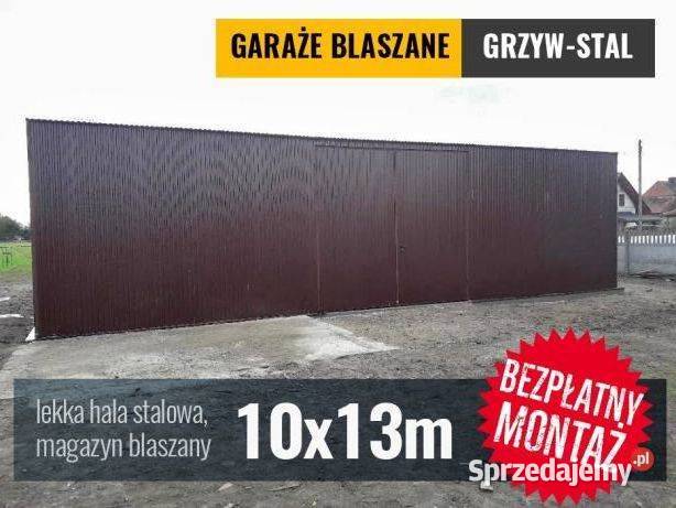 Garaż Blaszany 13x10m Hala Magazynowa Schowek Jasień
