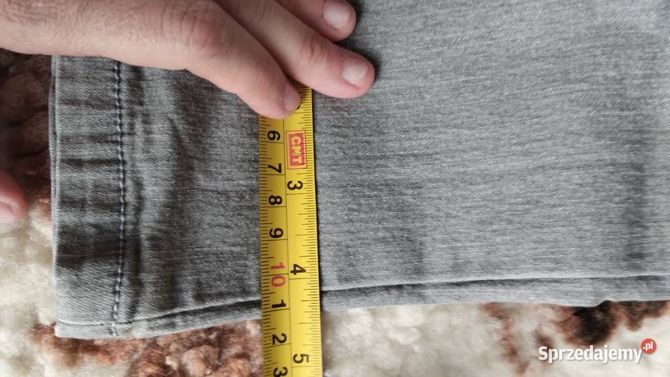 spodnie dziewczęce jeansowe siwe rozmiar 134 Poznań sprzedam