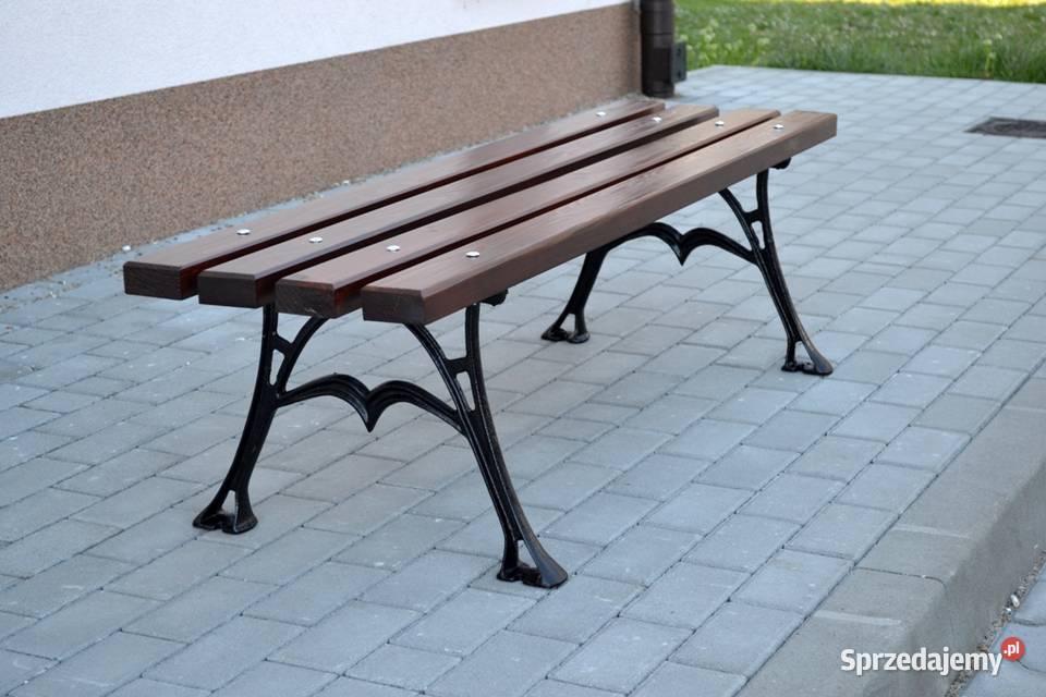 Ławka Parkowa Ogrodowa bez oparcia Miejska małopolskie Nowy Sącz