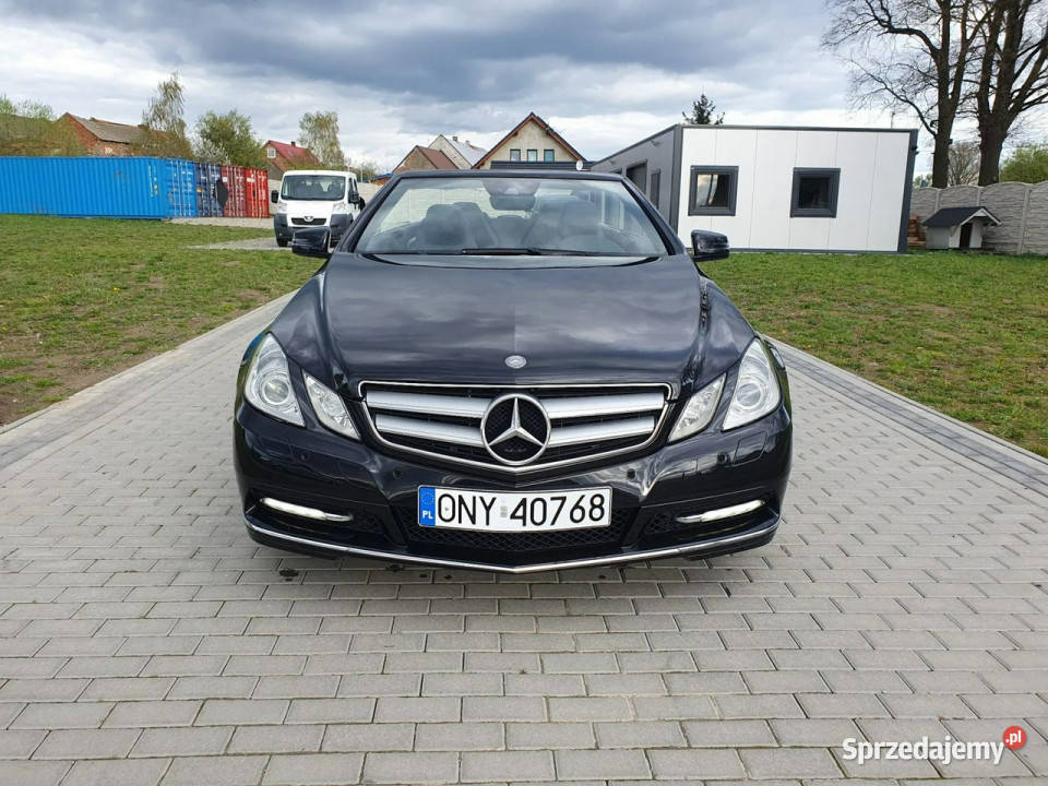 Mercedes E 200 Kabriolet Avantagrde FULL Stan Zarejestrowany w Polsce