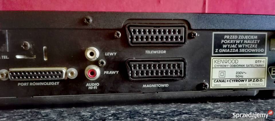 Sprzedam Używany Dekoder Satelitarny CYFRA 3800 Grudziądz sprzedam