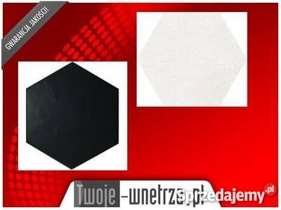 płytka Hexagonal Design Biało czarne mat płytki Podłogi i schody małopolskie sprzedam