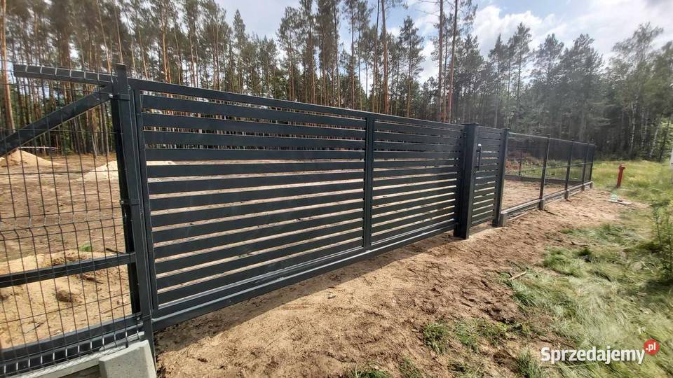 Ogrodzenia Panelowe z montażem Łódź ocynk Siatki i panele łódzkie sprzedam