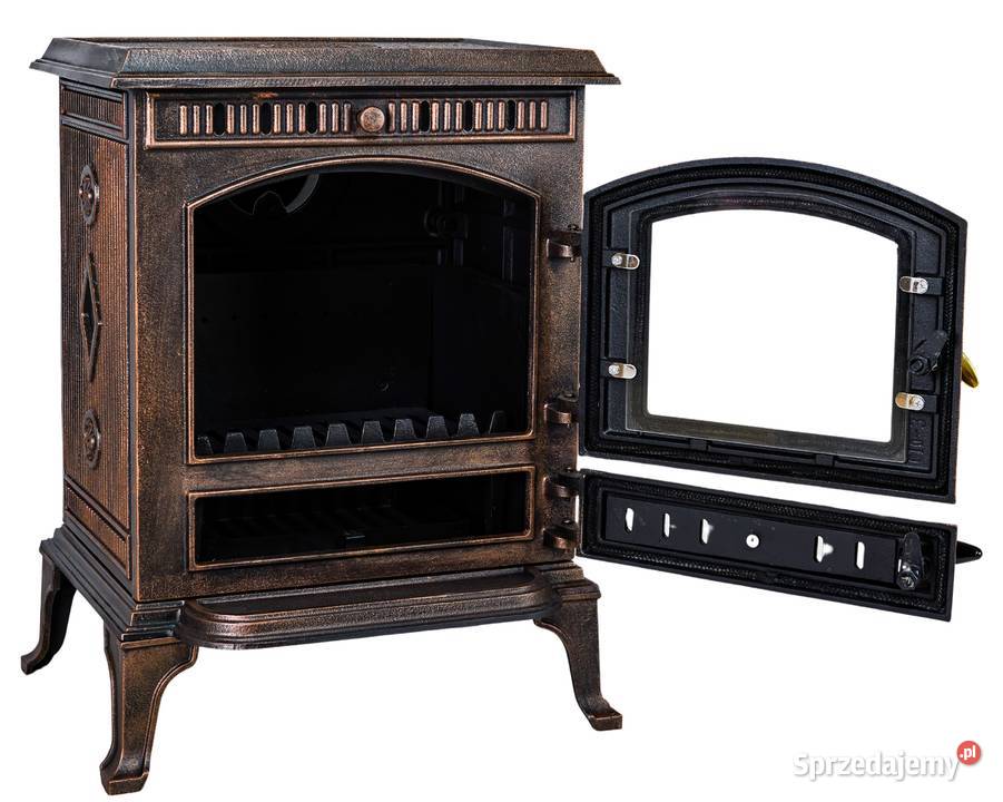 Piec żeliwny piecyk koza kominek ATENA 9KW Piece wolnostojące