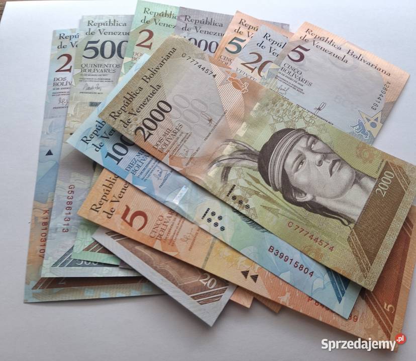 VENEZUELA10 SZTUK BANKNOTÓWKAŻDY INNY Legionowo