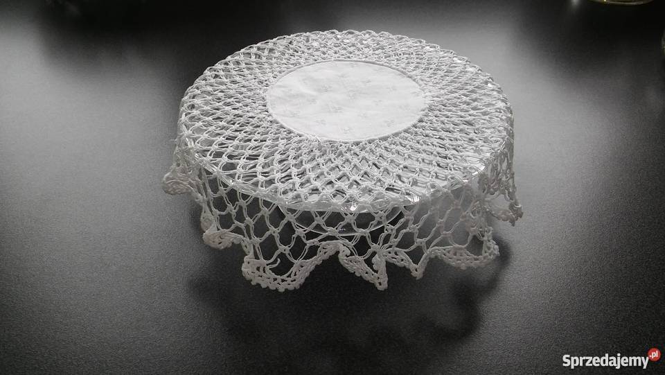 haft koronka serwetka serweta cudna rękodzieło sprzedam