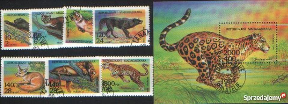 ZnSeria Madagaskar Mi 1701 7 bl261 kas 1994 śląskie Gliwice