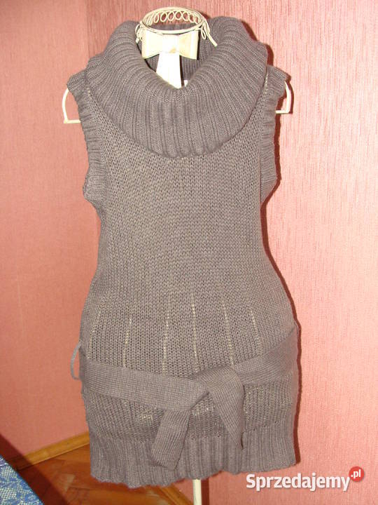 ciepła tunika golf komin moher Łódź