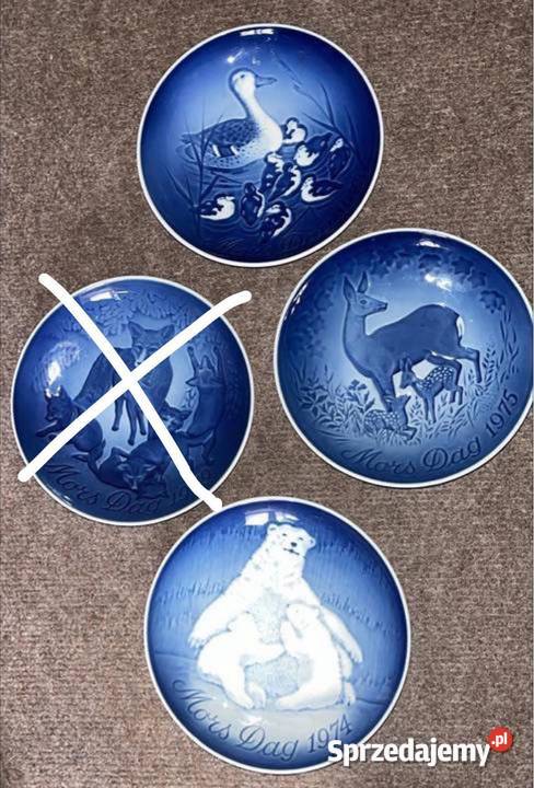 Talerz z sarnami Dzień Matki Royal Copenhagen Gdańsk