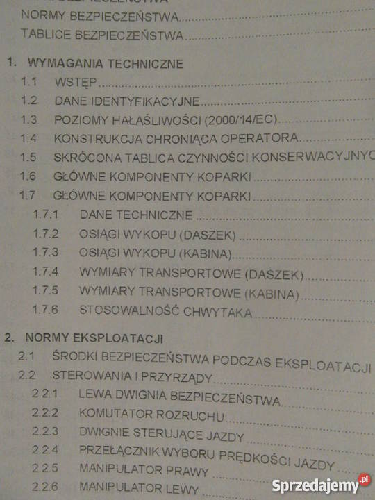 INSTRUKCJA OBSŁUGI DTR CASE CX16B i inne