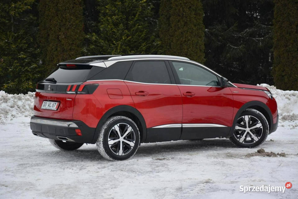 Peugeot 3008 GTLine Grip Control Skóry Nappa łopatki zmiany biegów Ostrów Mazowiecka