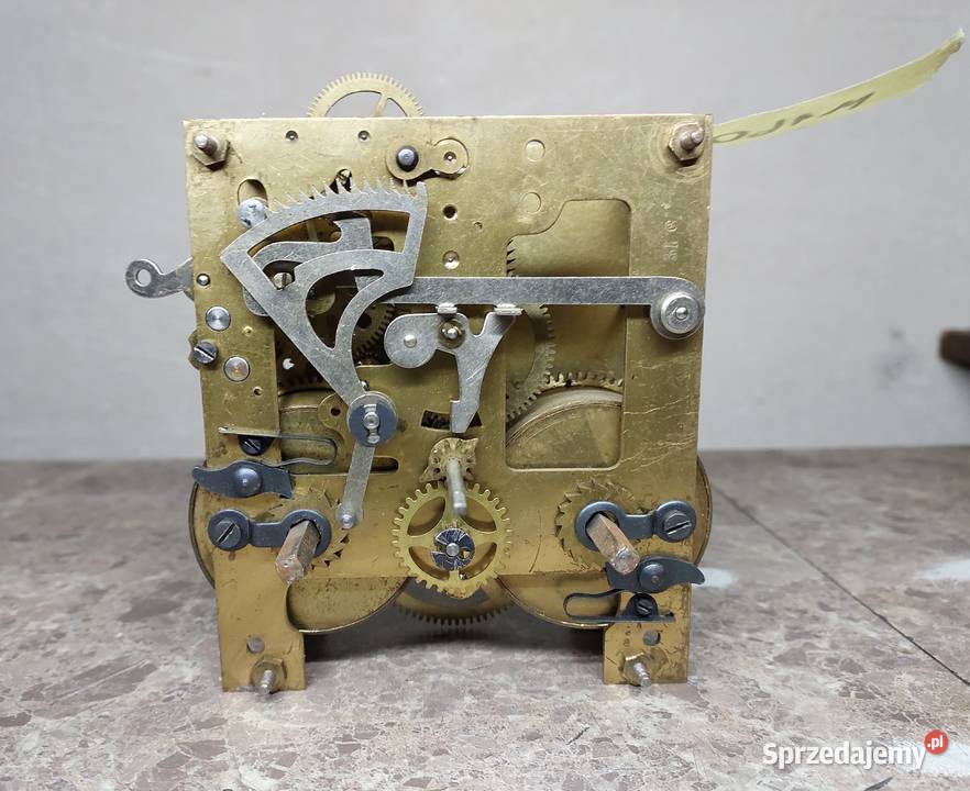 M160 Mechanizm starego zegara Gustav Becker GB Tczew