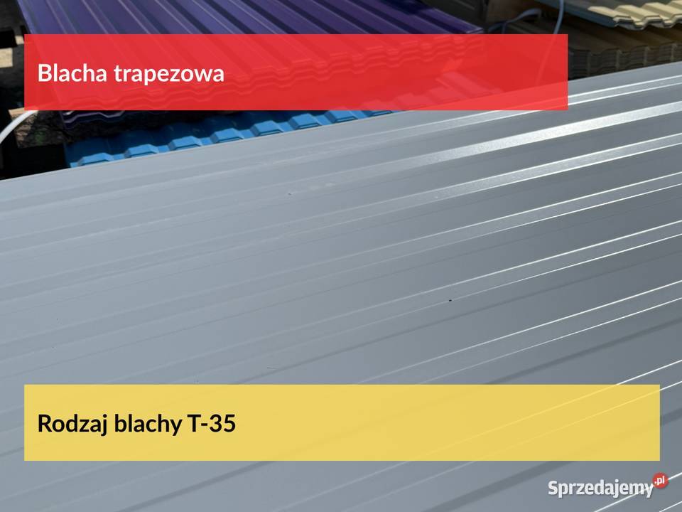 Blacha Trapezowa T35 2 gat w kolorze 8014 Brąz Puszczykowo