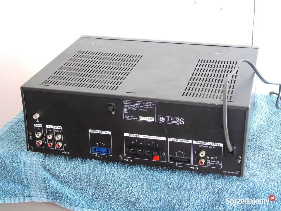 Wzmacniacz stere Sony TAD507 korektor graficzny Jasło