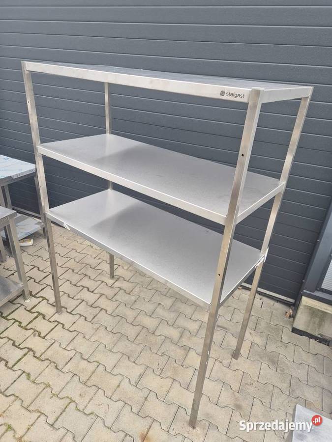 Solidny Regał Gastronomiczny Stal Nierdz 3 Półki