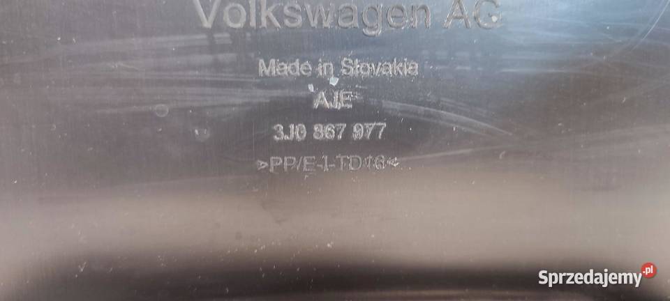 SKODA SUPERB 4 OSŁONA KLAPY BAGAŻNIKA 3J0867601A Pozostałe dolnośląskie sprzedam
