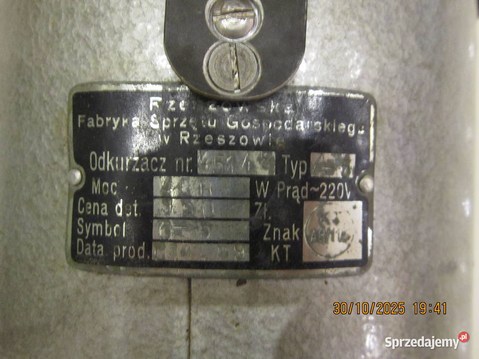 Odkurzacz alfa 2 zabytek PRL Warszawa