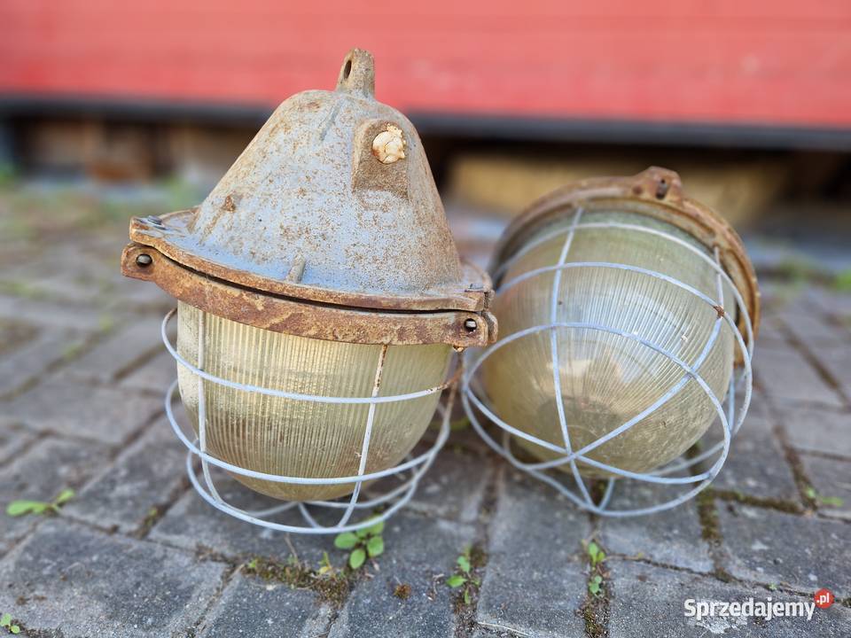 Para Starych lamp przemysłowych