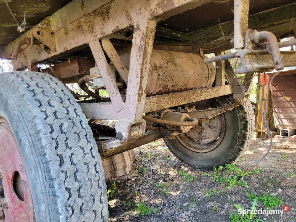 Przyczepa rolnicza Autosan D43 wywrotka 2 str Przyczepy rolnicze Świlcza