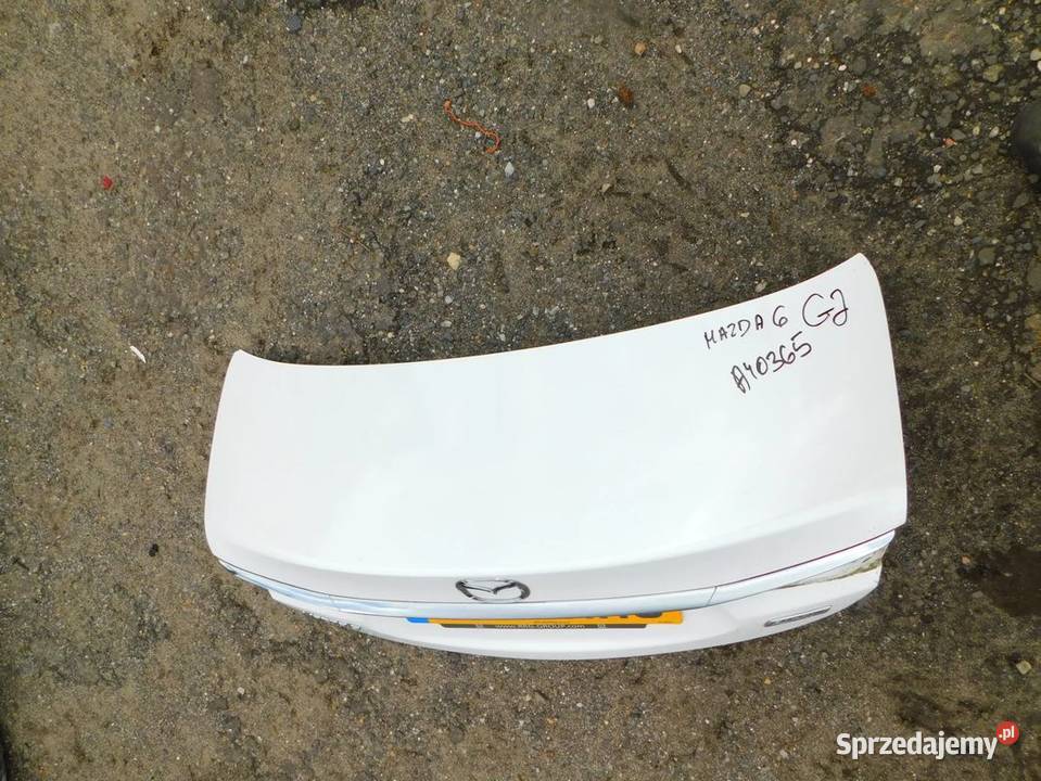 mazda 6 GJ sedan klapa A40365 WYSYŁKA osobowe śląskie