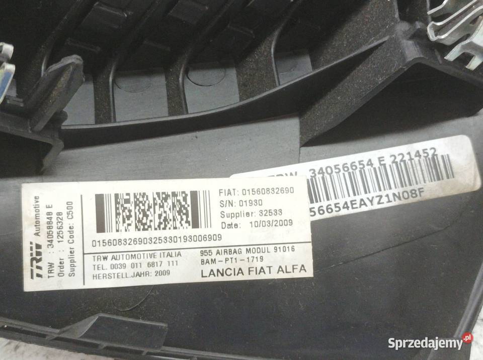 PODUSZKA POWIETRZNA AIRBAG KOLANOWA 01560832690